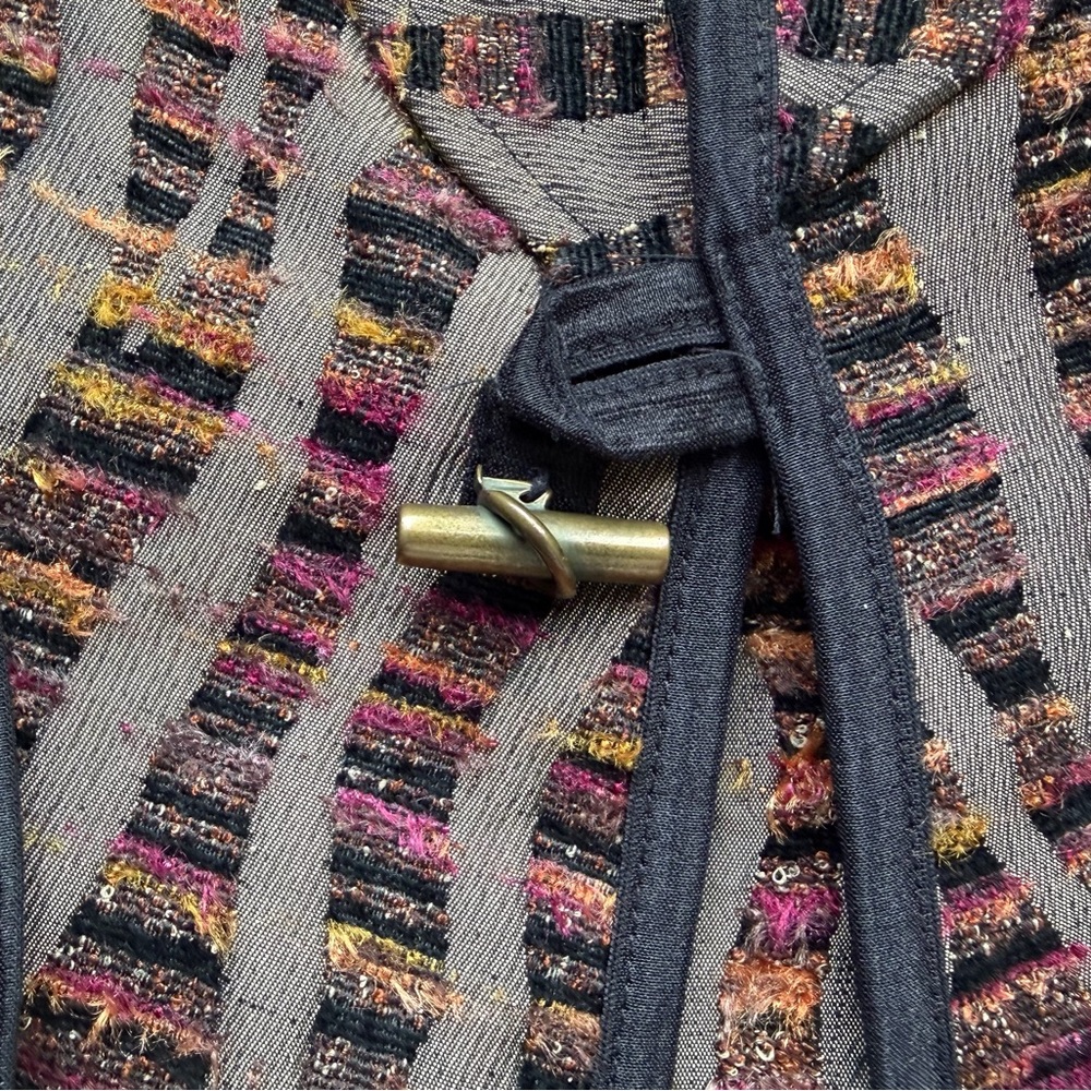 Source Unknown Multicolor Teddy Jacket - image 8